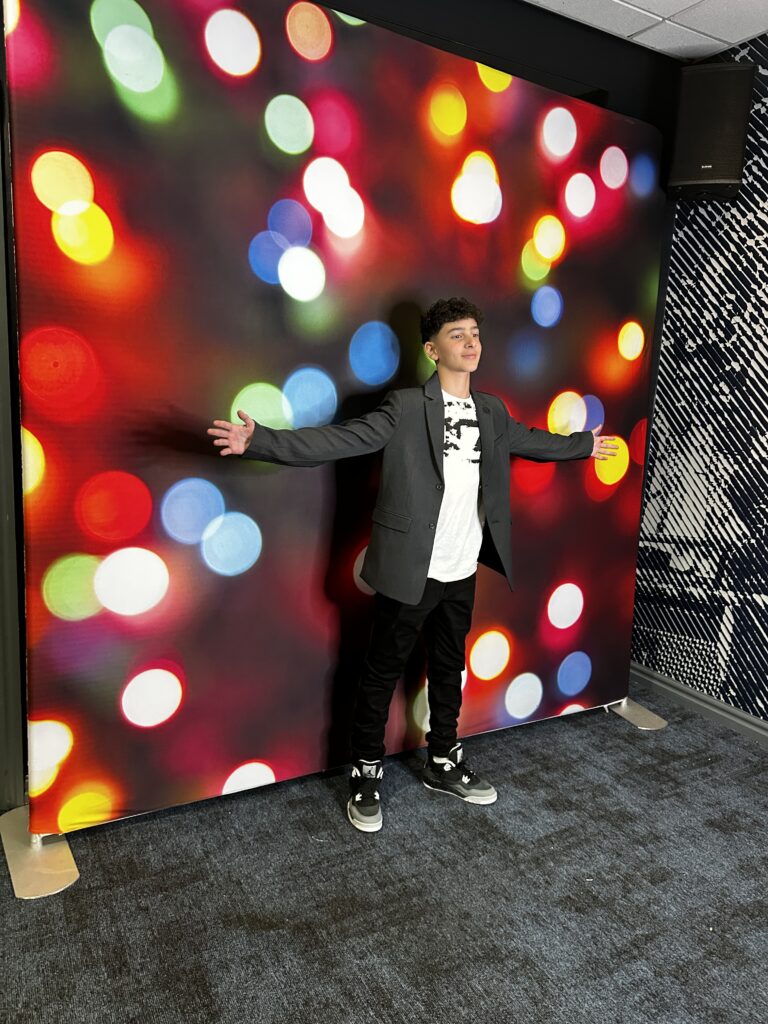 Blake bat mitvah photobooth backdrop