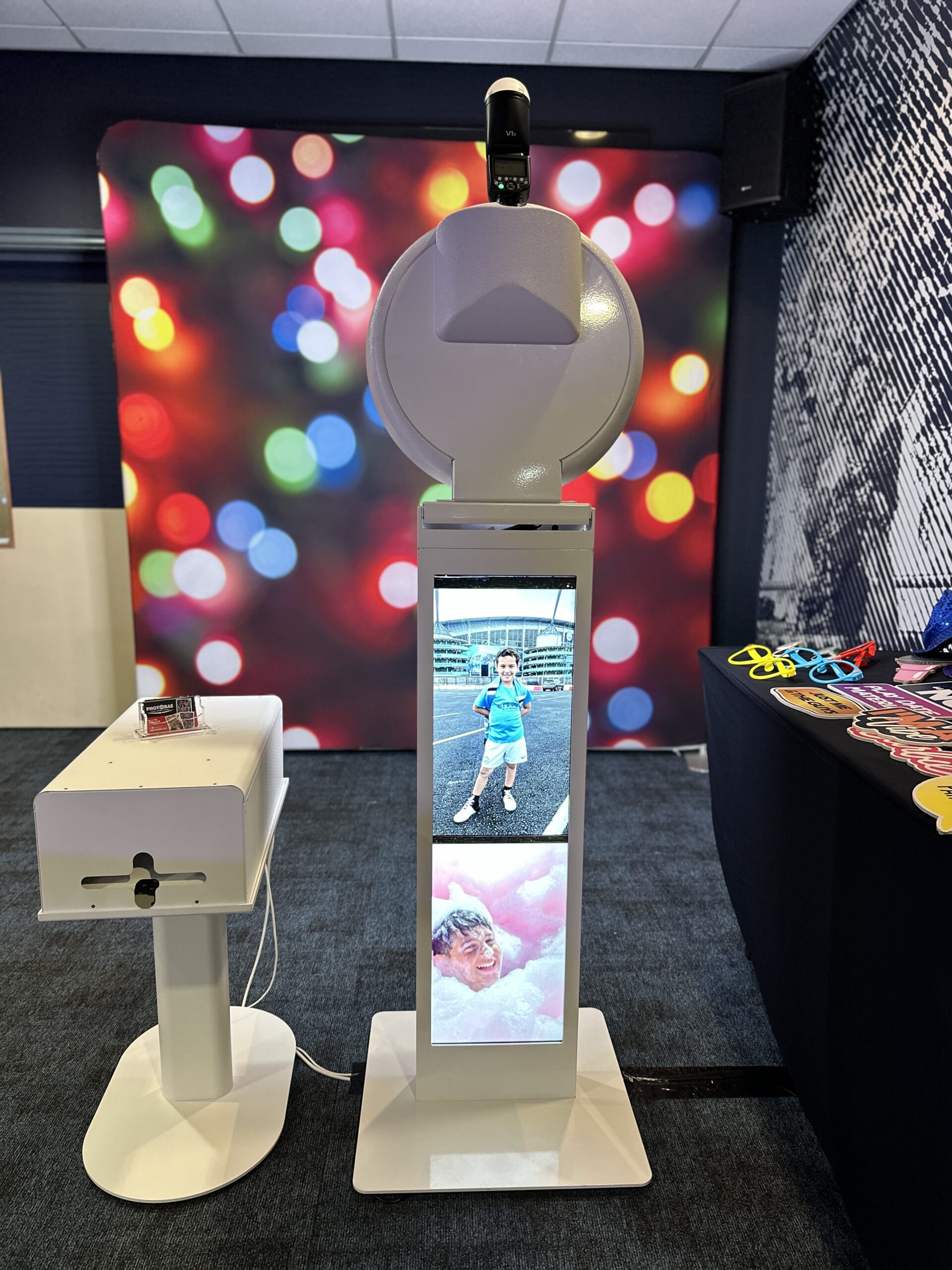 Digital Photobooth branded screen