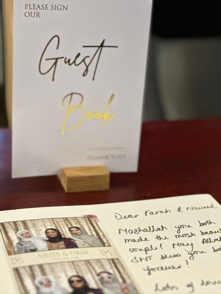 guest book station