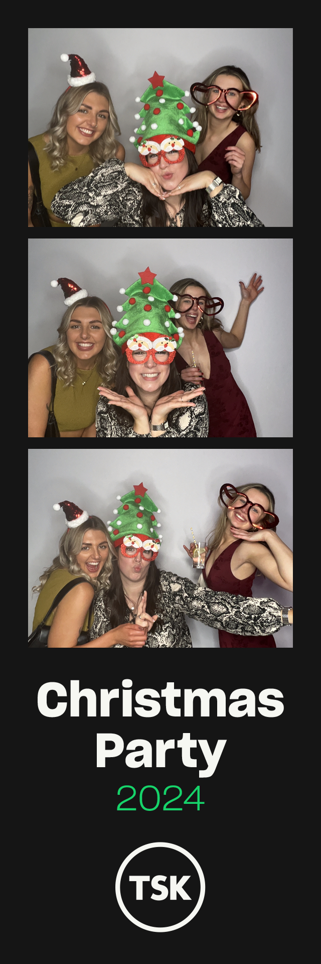 Christmas strip photobooth print