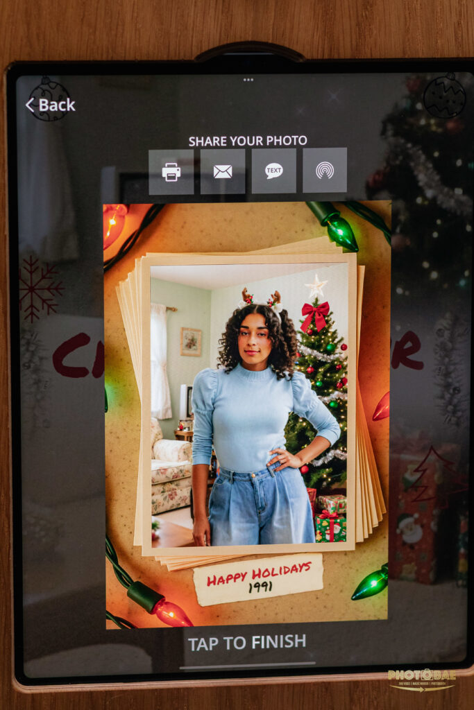 AI christmas photobooth Manchester