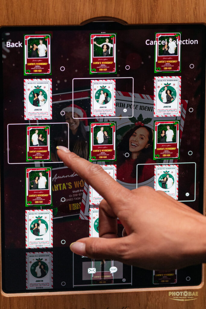 Santas workshop ID photobooth prints