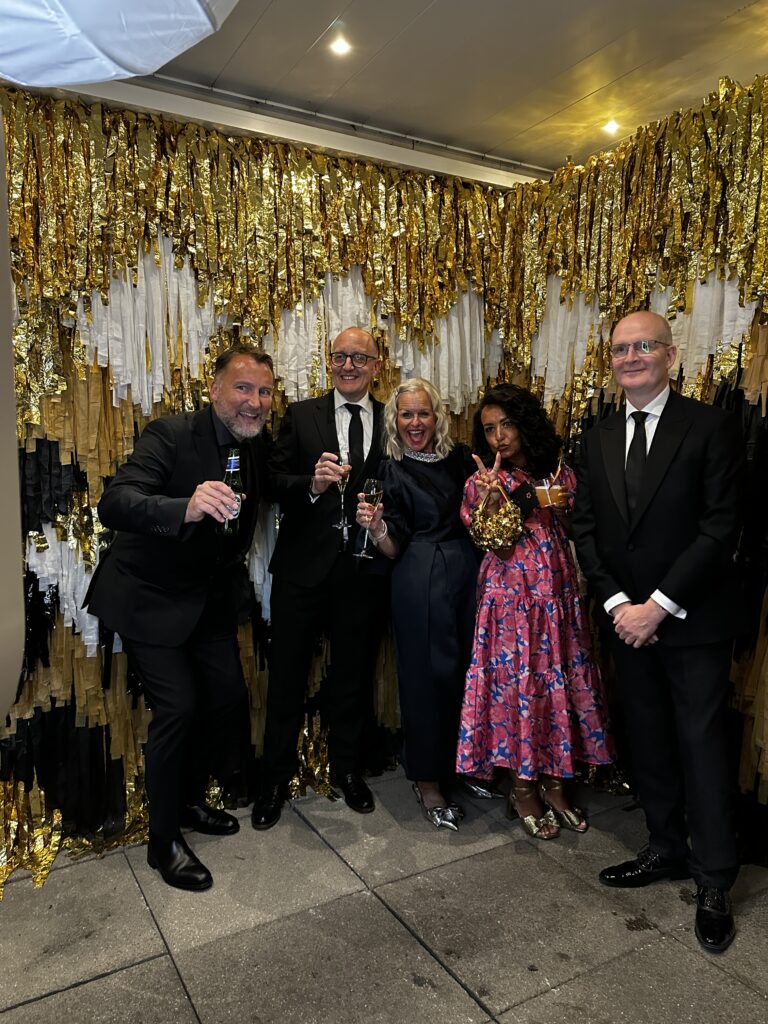 Glam Booth guests posing
