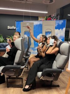 Boarding cards ready