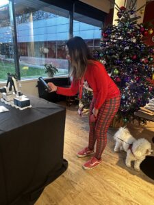 Filming AI Sketch robots