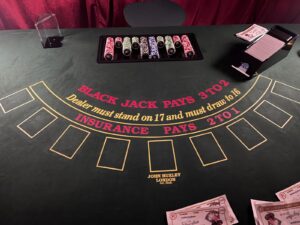 Black jack table