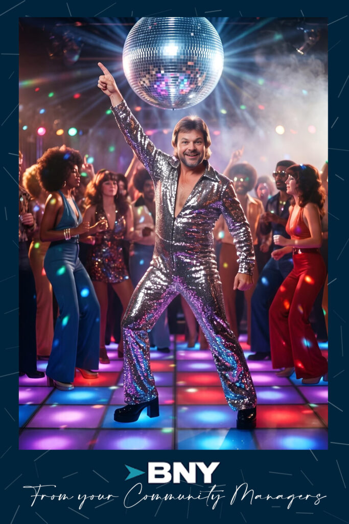 AI Photo booth 70s disco
