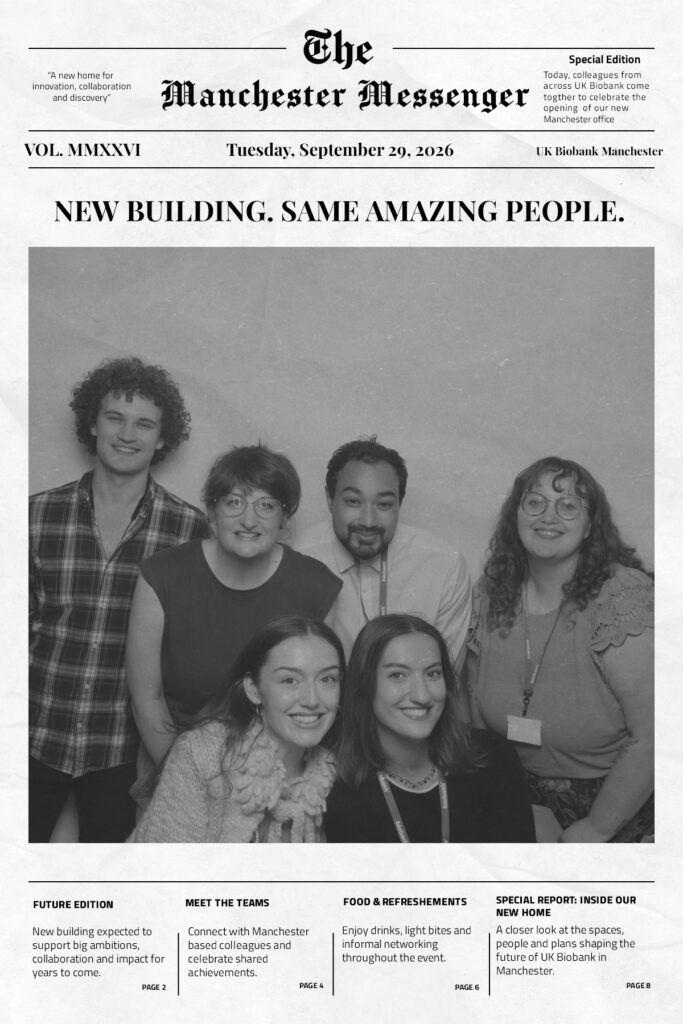 Corporate newspaper photobooth hire