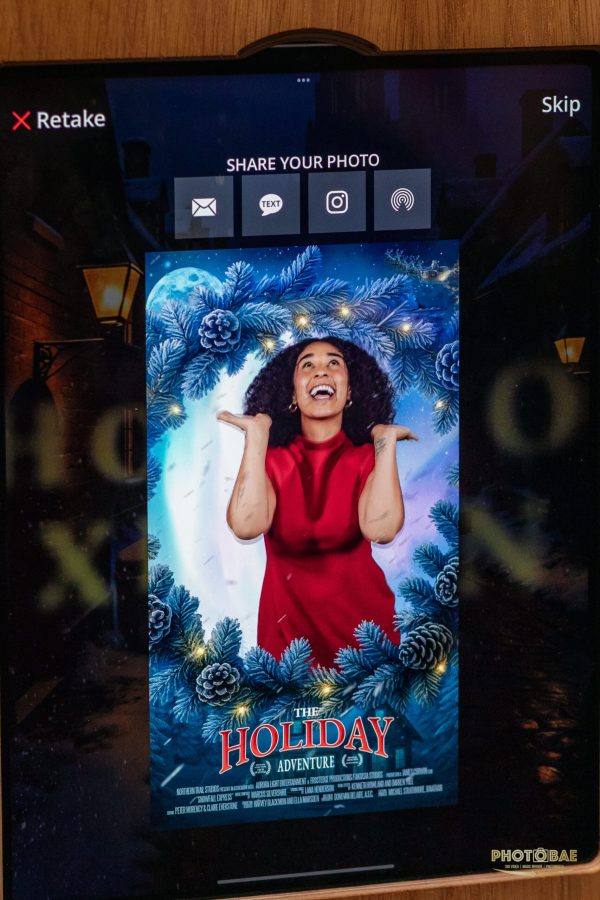 Christmas Movie poster photobooth